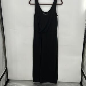 Halston Heritage Women's Black Sleeveless Cocktail Dress Size Small